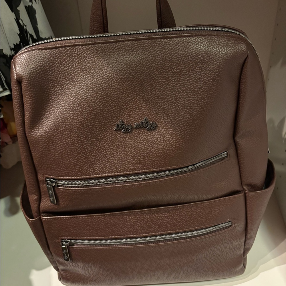 Itzy Ritzy Brown Eras Leather Backpack